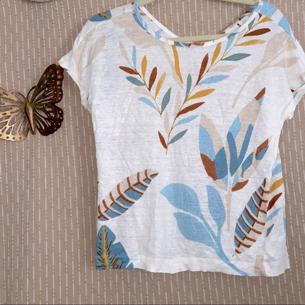 Boho Jungle Leaves blouse